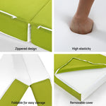 Foldable Mattress Folding Foam Single Green