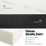 Foldable Mattress Folding Foam Double Bamboo