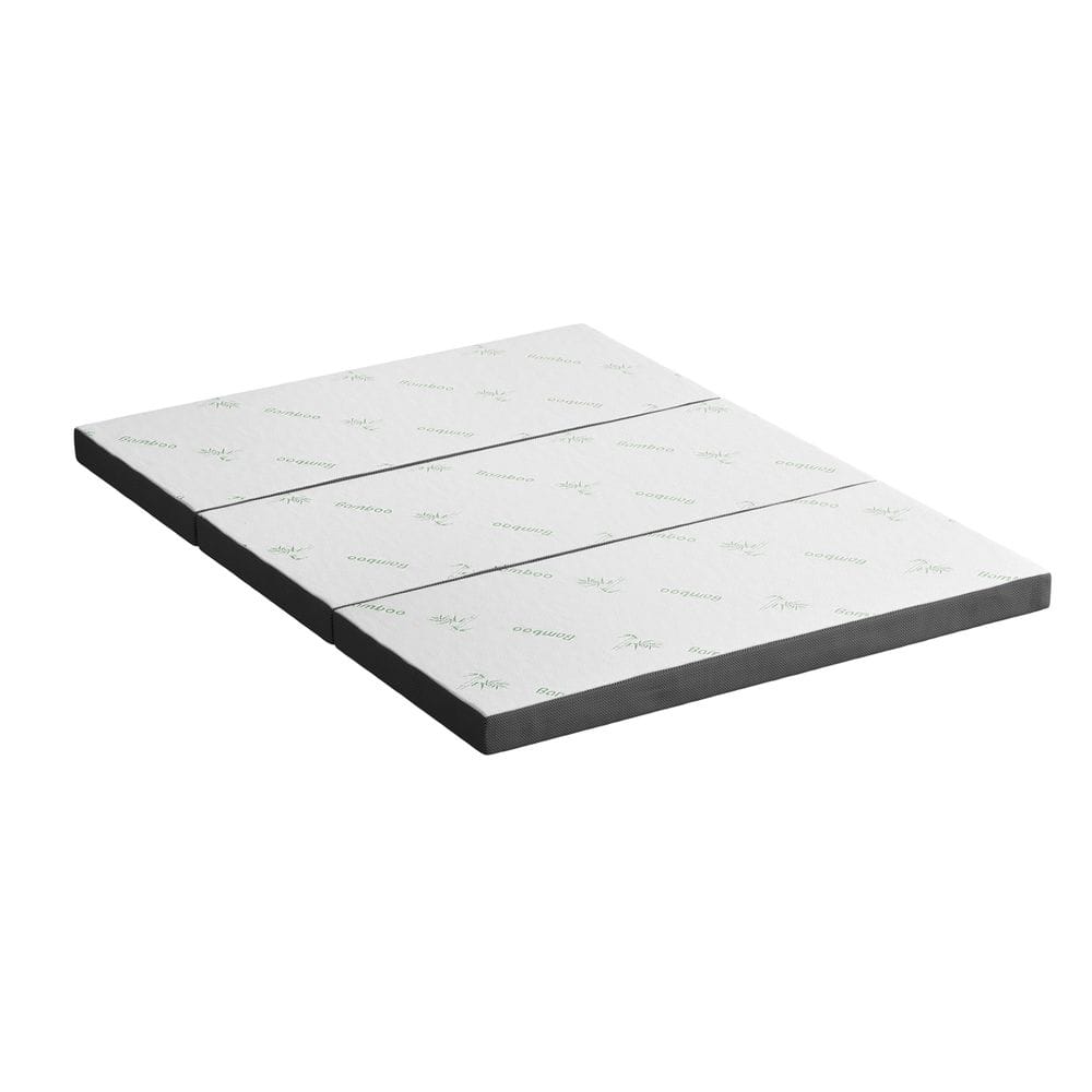 Foldable Mattress Bamboo Queen 203x153x10cm