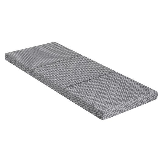 Foldable Mattress Folding Sofa Bed Trifold Memory Foam Camping Cushion Mat