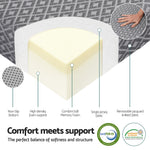 Foldable Mattress Folding Sofa Bed Trifold Memory Foam Camping Cushion Mat