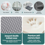Foldable Mattress Folding Sofa Bed Trifold Memory Foam Camping Cushion Mat