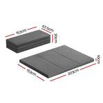 Foldable Mattress Folding Foam Queen Grey