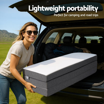 Foldable Mattress Queen Memory Foam 153x203x10cm