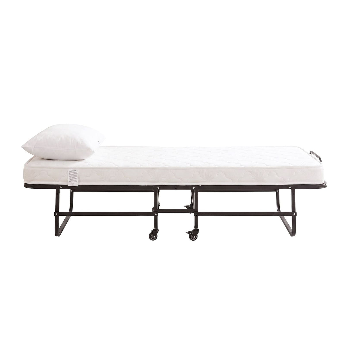Folding Bed With Mattress Portable king