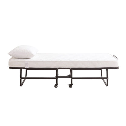 Folding Bed With Mattress Portable king