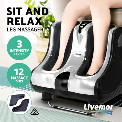 Calf & Foot Massager - Silver