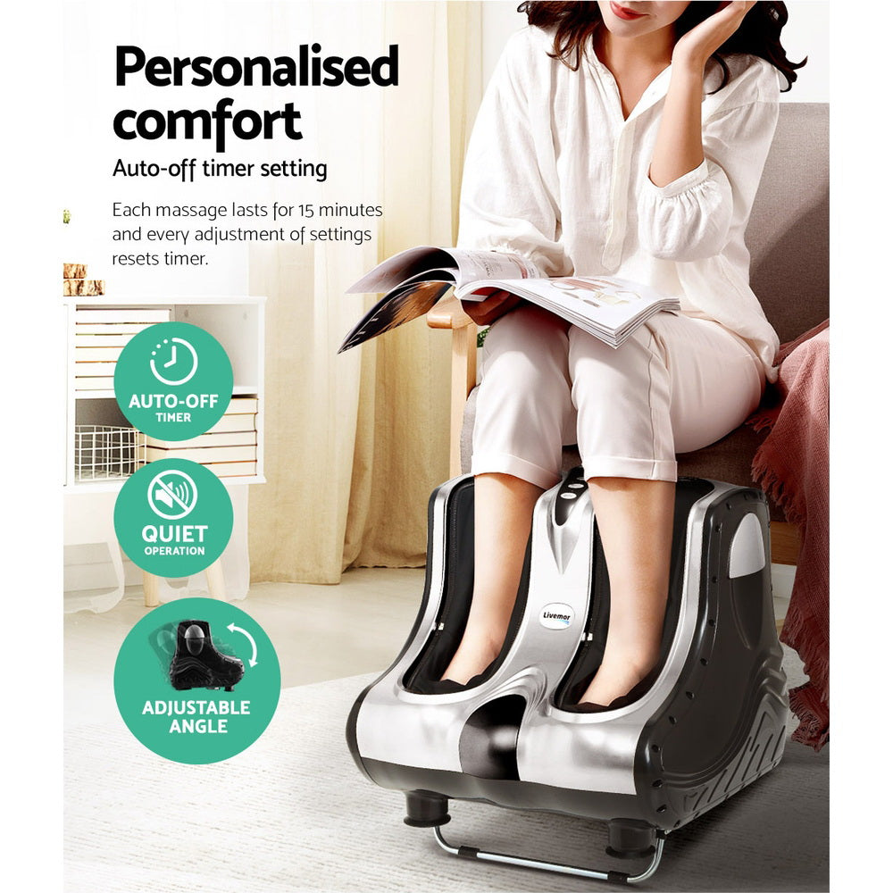 Calf & Foot Massager - Silver
