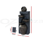 Solar Water Feature 5-Tier 99Cm