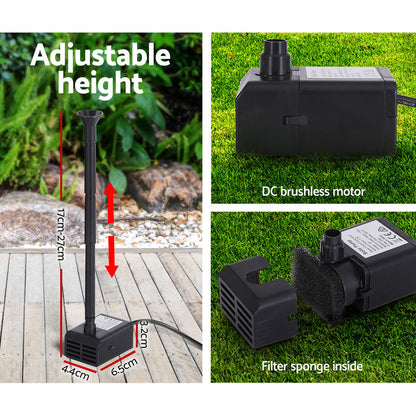 Solar Pond Pump Kit, Powered for Garden and Pool