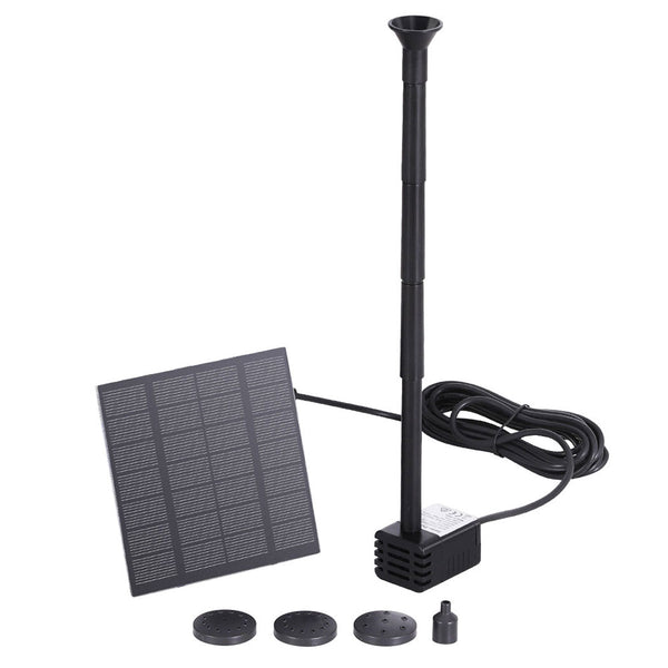  Solar Pond Pump Powered Garden Pool Water Fountain Kit 2.6Ft