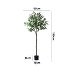 150cm Artificial Olive Tree Lifelike Potted Plants