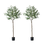2x Artificial Olive Trees Potted Plants 150cm Indoor Home Decor Green