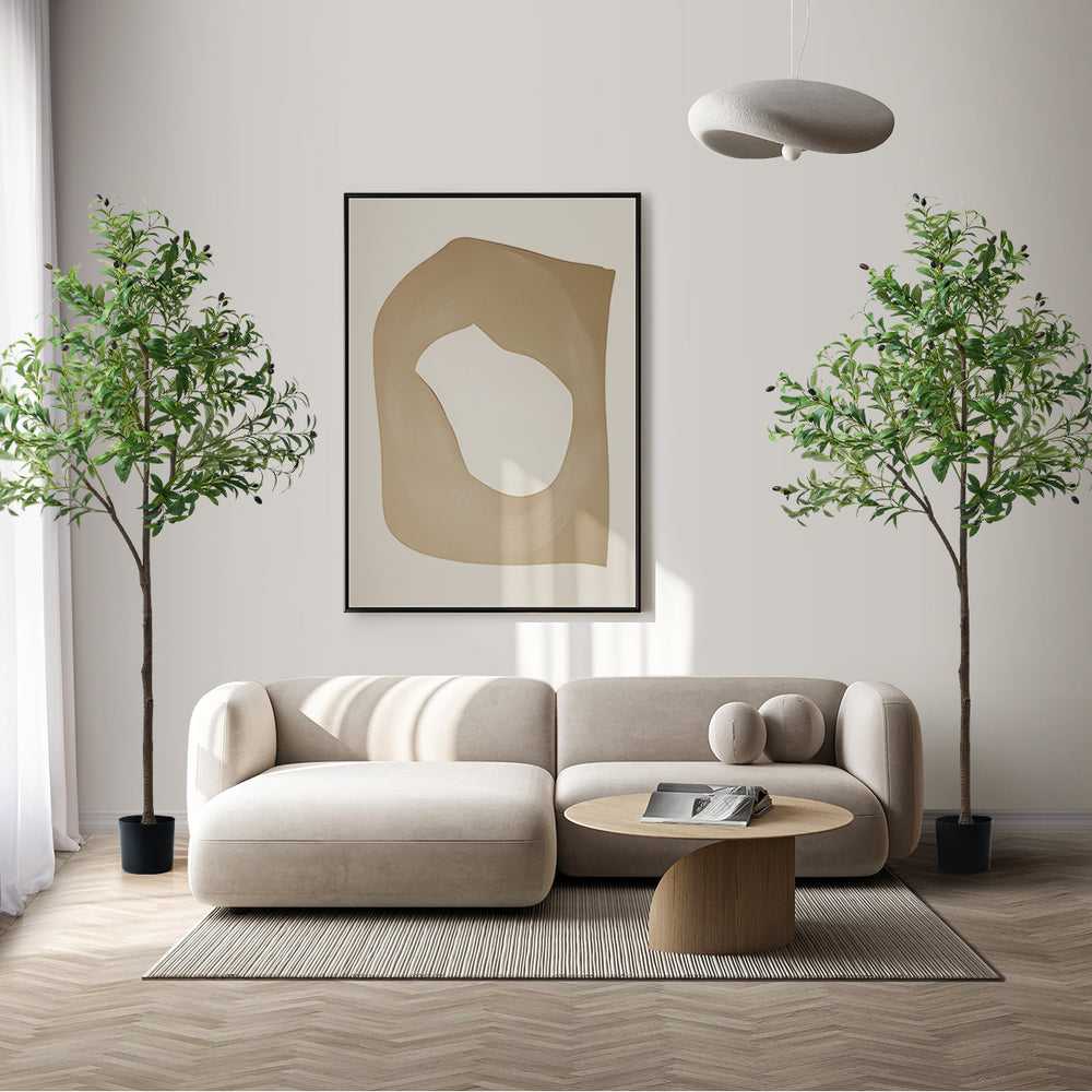 2x Artificial Olive Trees Potted Plants 180cm Indoor Home Decor Green