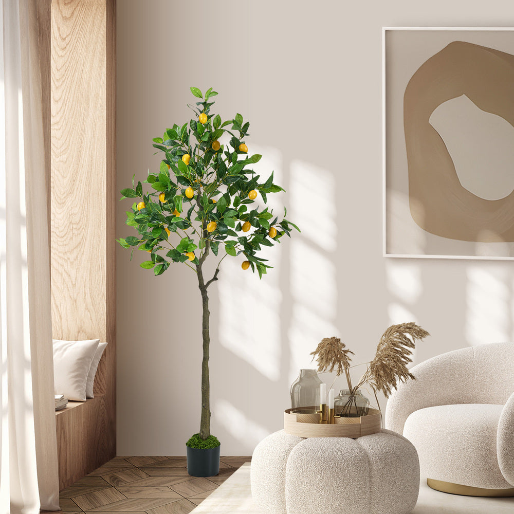 Lemon Tree Faux Plant Decor