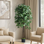 Artificial Ficus Tree 150cm Lifelike  Potted Indoor Plant Décor