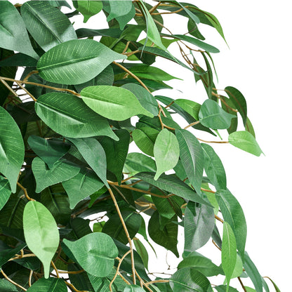 Artificial Ficus Tree 150cm Two Pack Lifelike Potted Indoor Plant Décor