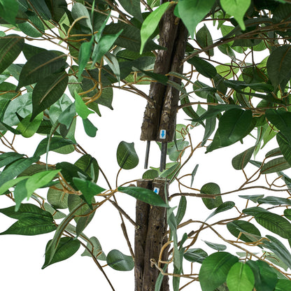 Artificial Ficus Tree 150cm Two Pack Lifelike Potted Indoor Plant Décor