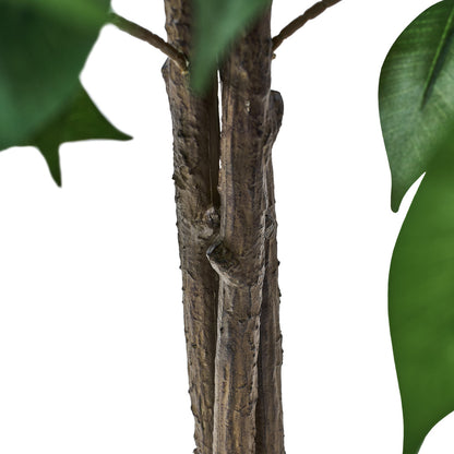 Artificial Ficus Tree 150cm Two Pack Lifelike Potted Indoor Plant Décor