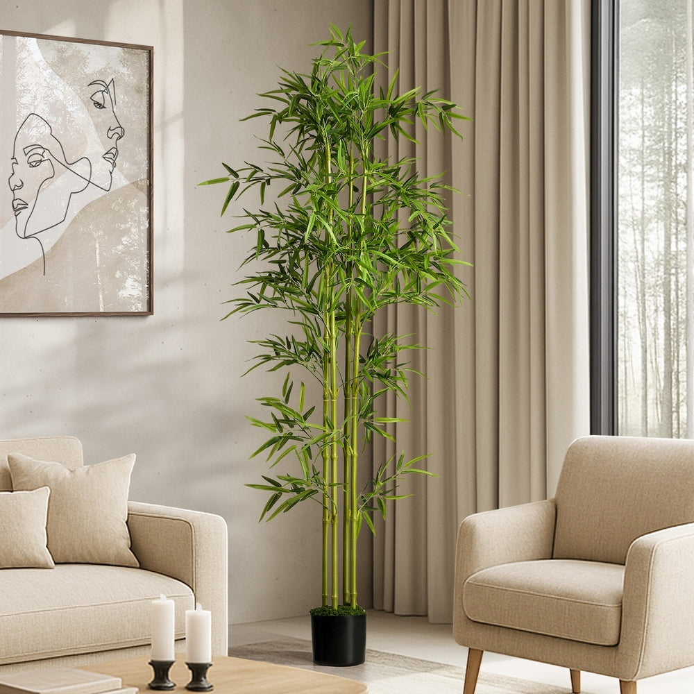 Artificial Bamboo Plant 180cm Faux Potted Indoor Outdoor Home Garden Décor