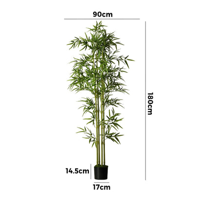 Artificial Bamboo Plant 180cm Faux Potted Indoor Outdoor Home Garden Décor