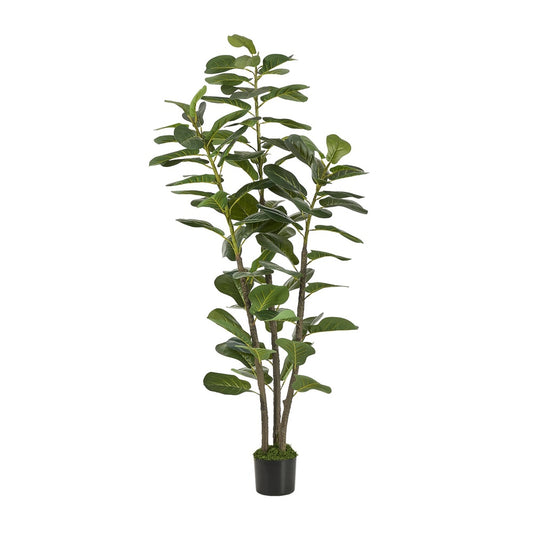 Artificial Fiddle Leaf Fig Tree 150cm Lifelike Faux Potted Indoor Plant