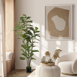 Artificial Fiddle Leaf Fig Tree 150cm Lifelike Faux Potted Indoor Plant