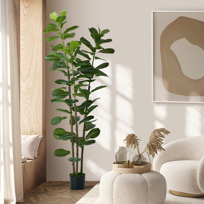 Tall Faux Fiddle Leaf Fig Tree