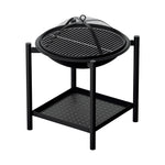 Fire Pit BBQ Grill 2-in-1 Outdoor