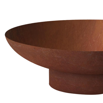 Fire Pit Bowl Cast Iron Rustic 80Cm