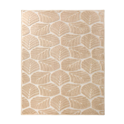Beige rug 160x230cm, side view