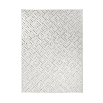 Cream rug 200x290cm, side view
