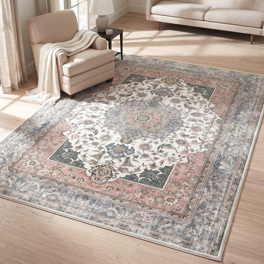 Vintage Persian Rug Washable 160x230cm | HomeAndLiving - 4