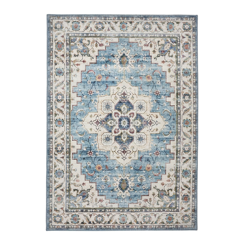 Blue Persian Rug Washable 160x230cm | HomeAndLiving