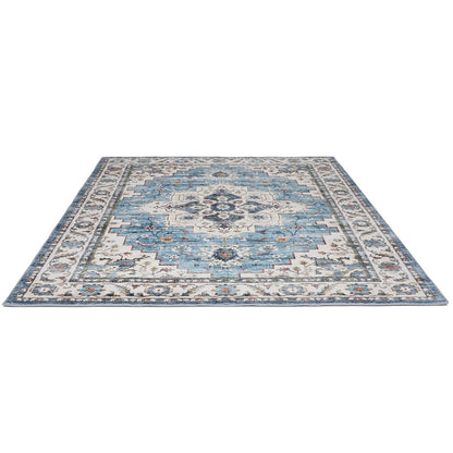 Blue Persian Rug Washable 160x230cm | HomeAndLiving
