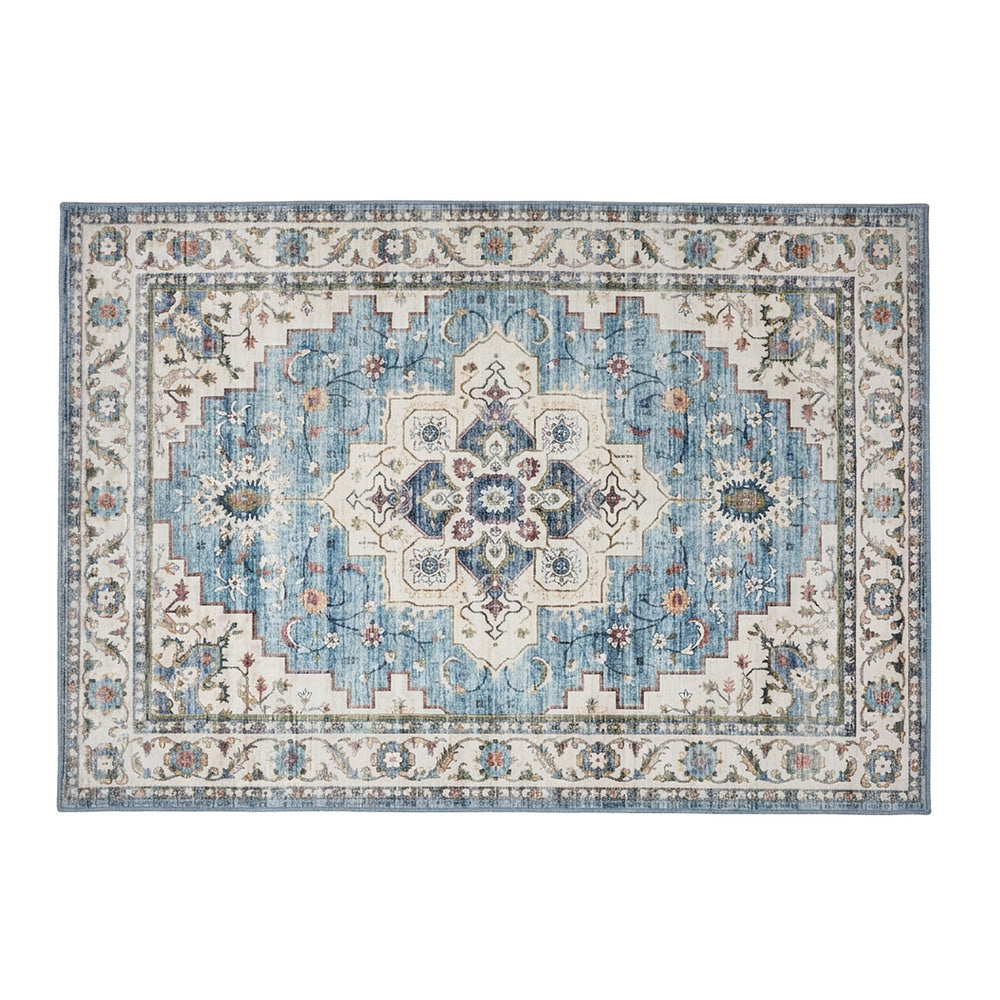 Blue Persian Rug Washable 160x230cm | HomeAndLiving