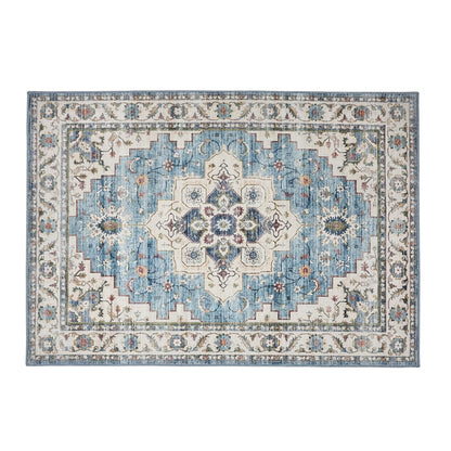Blue Persian Rug Washable 160x230cm | HomeAndLiving