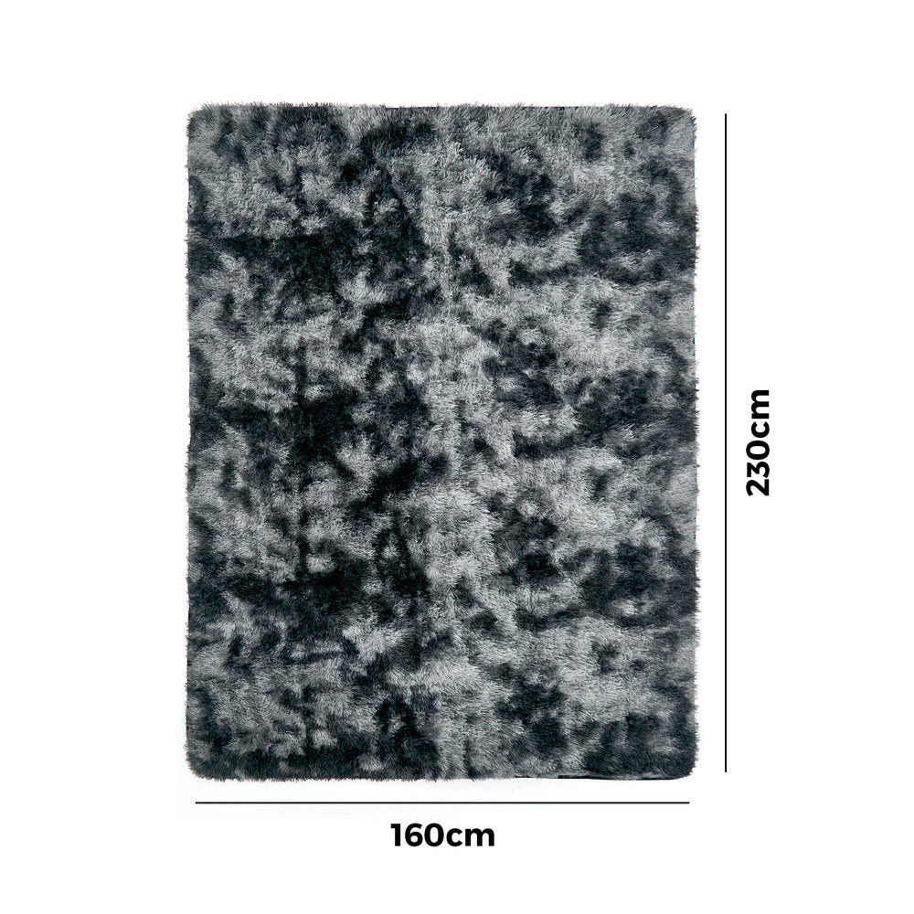 Grey Shaggy Rug 160x230cm Non-Slip | HomeAndLiving
