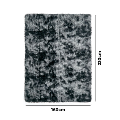 Grey Shaggy Rug 160x230cm Non-Slip | HomeAndLiving