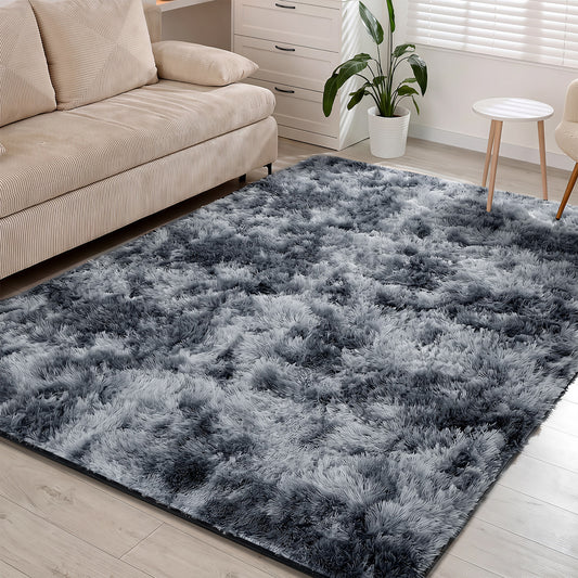 Grey Shaggy Rug 160x230cm Non-Slip | HomeAndLiving - 6