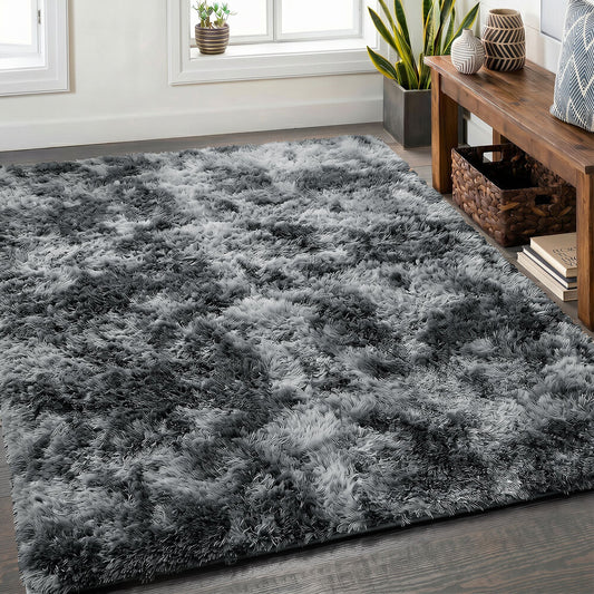Grey Gradient Shaggy Rug 200x290cm | HomeAndLiving - 4
