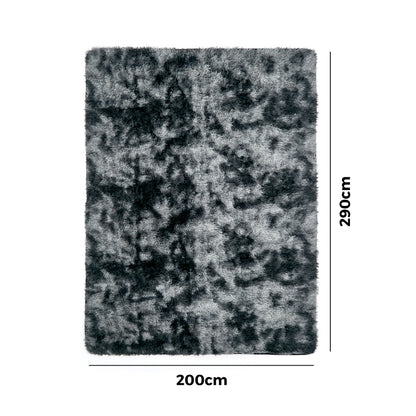 Grey Gradient Shaggy Rug 200x290cm | HomeAndLiving