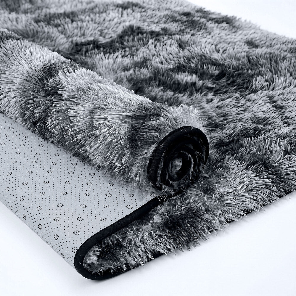 Grey Gradient Shaggy Rug 200x290cm | HomeAndLiving