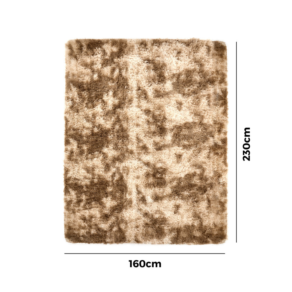 Shaggy Rug Taupe 160x230cm Anti-Slip | HomeAndLiving