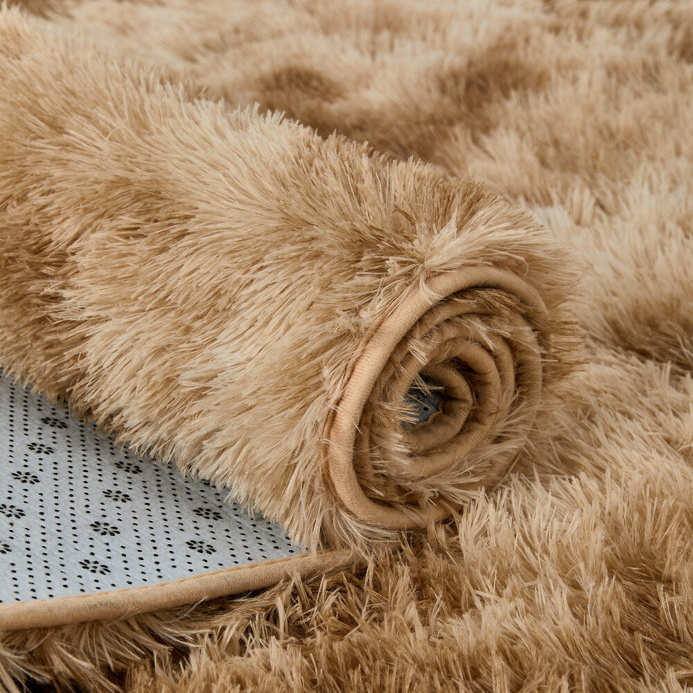 Shaggy Rug Taupe 160x230cm Anti-Slip | HomeAndLiving