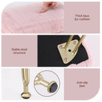 Pink Storage Ottoman Footstool Vanity Stool | Home & Living