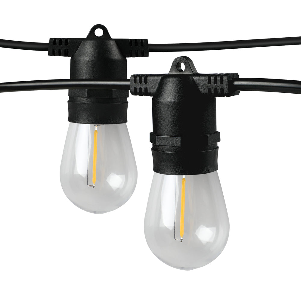 30M Solar LED Festoon String Lights Christmas Waterproof