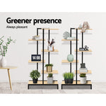 Multi-tier Indoor Outdoor Metal Wooden Plant Stands Garden Shelf Garden Display