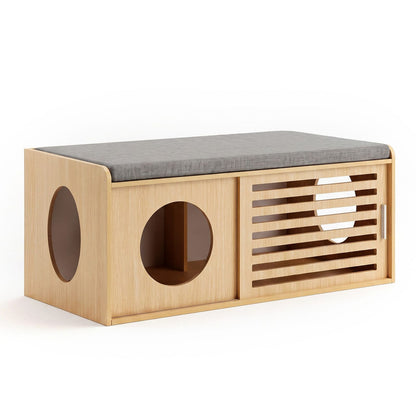 Pet Ottoman Footrest Natural 96x50.5x41.5cm