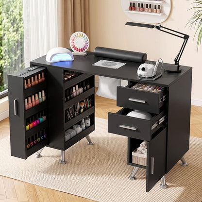 Manicure Table With Dust Collector 108x45x77cm